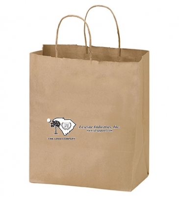 Natural Kraft Twisted Paper Handle Shopper