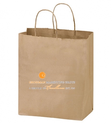 Natural Kraft Twisted Paper Handle Shopper
