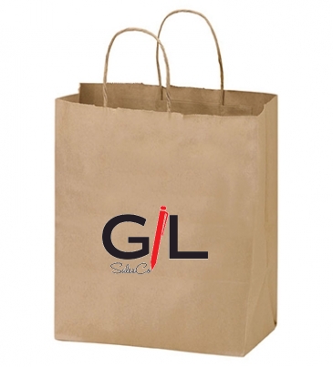 Natural Kraft Twisted Paper Handle Shopper