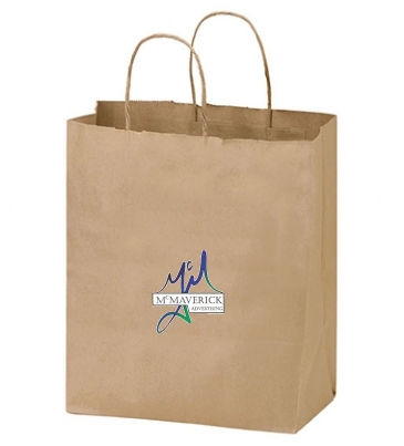 Natural Kraft Twisted Paper Handle Shopper