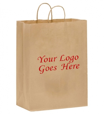 Natural Kraft Twisted Paper Handle Shopper