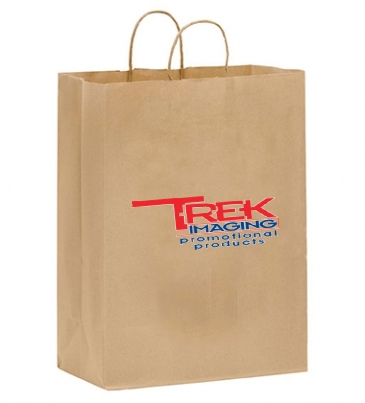 Natural Kraft Twisted Paper Handle Shopper