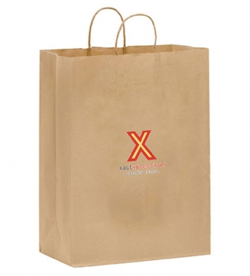 Natural Kraft Twisted Paper Handle Shopper