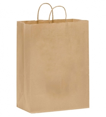 Natural Kraft Twisted Paper Handle Shopper