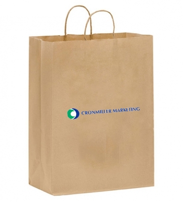 Natural Kraft Twisted Paper Handle Shopper