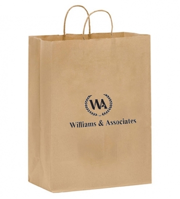 Natural Kraft Twisted Paper Handle Shopper