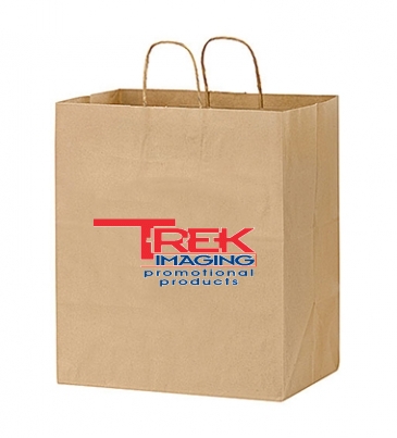 Natural Kraft Paper Take-Out Twisted Paper Handle Shopper
