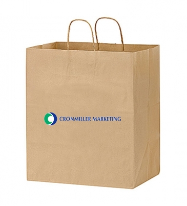 Natural Kraft Paper Take-Out Twisted Paper Handle Shopper