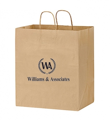 Natural Kraft Paper Take-Out Twisted Paper Handle Shopper