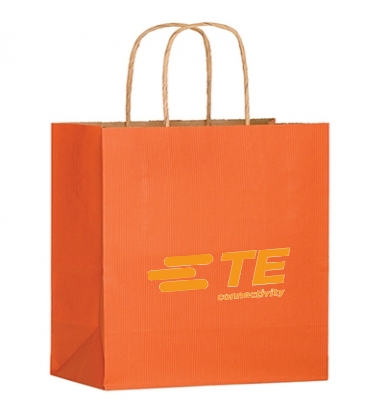 Matte Color Twisted Paper Handle Shopper
