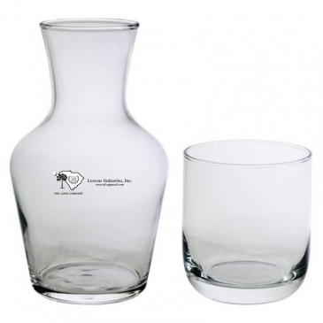 2-Piece Carafe and Glass Set
