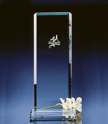 13" Minaret Crystal Award
