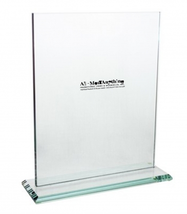 Jade Crystal Rectangle Award (6"x8")