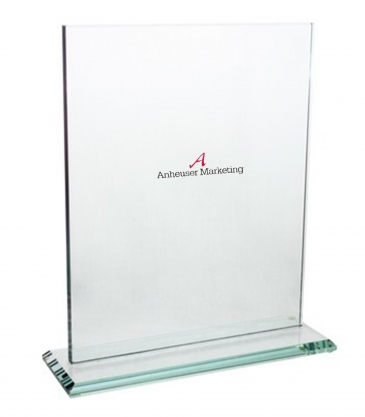 Jade Crystal Rectangle Award (6"x8")