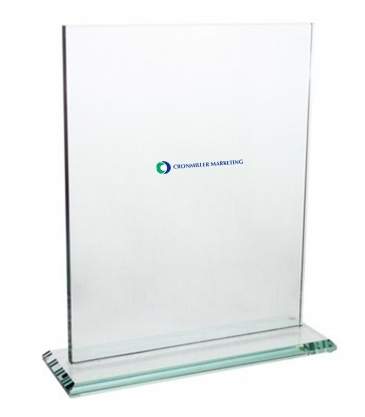 Jade Crystal Rectangle Award (6"x8")