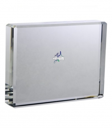 5" Clear Crystal Desktop Award