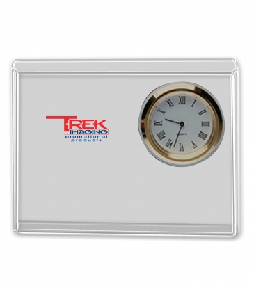 Crystal Clear Crystal Desk Clocks