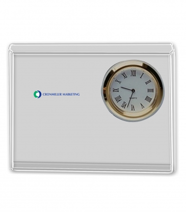 Crystal Clear Crystal Desk Clocks