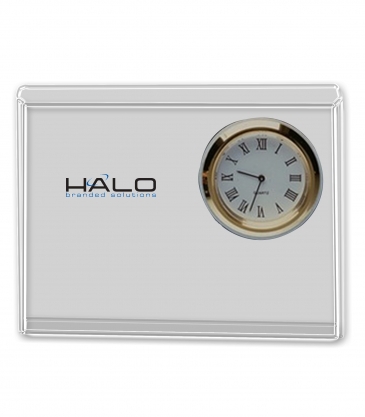 Crystal Clear Crystal Desk Clocks