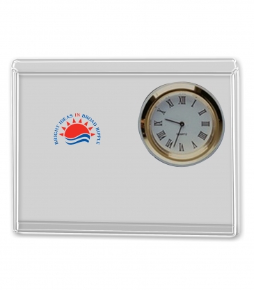 Crystal Clear Crystal Desk Clocks