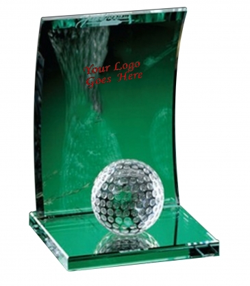 7" Arched Golf Award