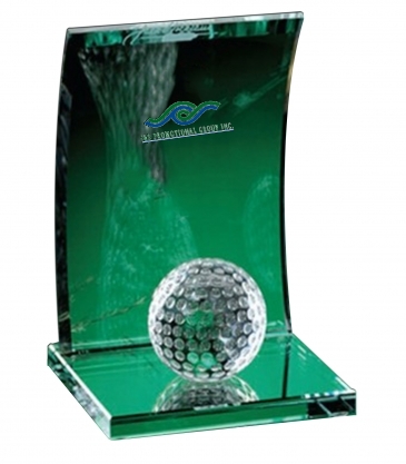 7" Arched Golf Award