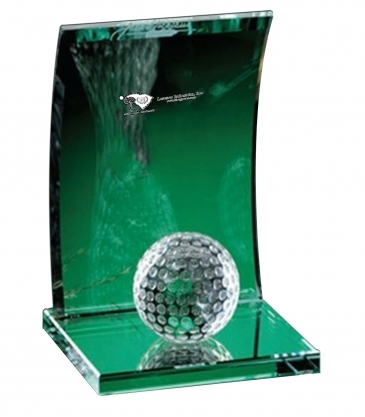 8" Arched Golf Award