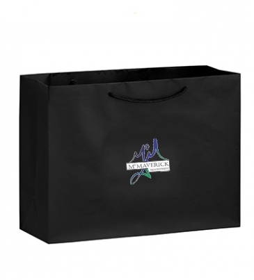 Matte Laminated Euro Tote Bag |16x6x12|