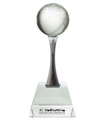 10" Optimaxx Globe on Curved Column