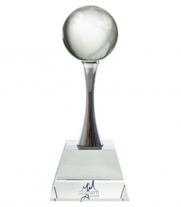 10" Optimaxx Globe on Curved Column