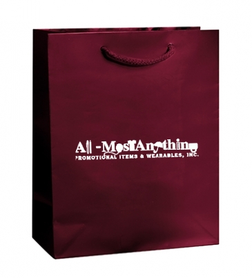 Gloss Laminated Euro Tote Bag |8x4x10|