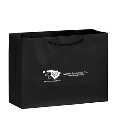 Gloss Laminated Euro Tote Bag |16x6x12|