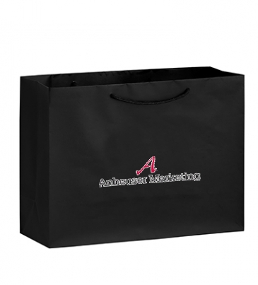 Gloss Laminated Euro Tote Bag |16x6x12|