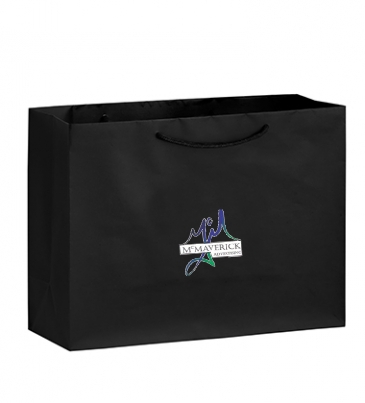 Gloss Laminated Euro Tote Bag |16x6x12|