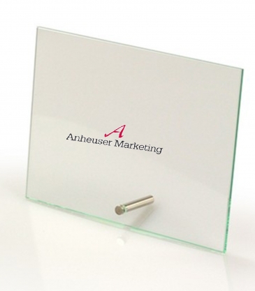 Horizontal Rectangular Award with Pin (6"x4")