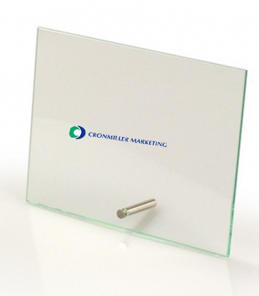 Horizontal Rectangular Award with Pin (6"x4")