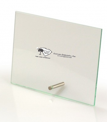 Horizontal Rectangular Award with Pin (7"x5")