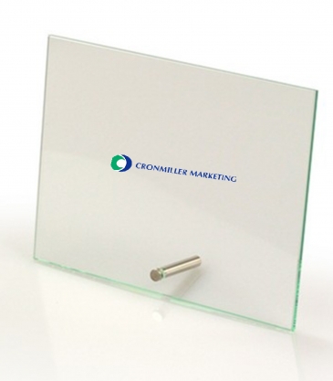 Horizontal Rectangular Award with Pin (7"x5")