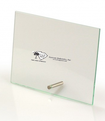 Horizontal Rectangular Award with Pin (8"x6")