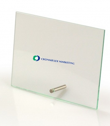 Horizontal Rectangular Award with Pin (8"x6")