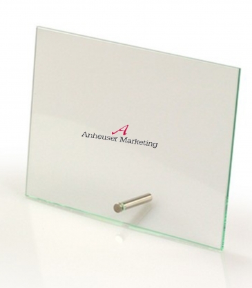 Horizontal Rectangular Award with Pin (10"x8")