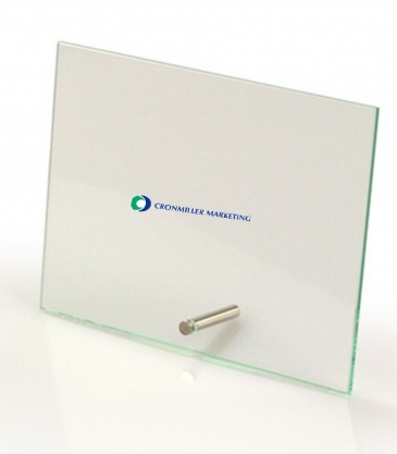 Horizontal Rectangular Award with Pin (10"x8")