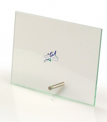 Horizontal Rectangular Award with Pin (10"x8")