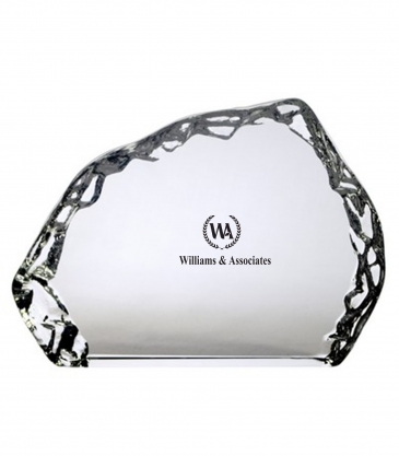 Optical Crystal Iceberg Horizontal Award