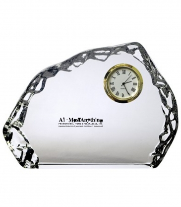 Horizontal Optical Crystal Iceberg Clock Award