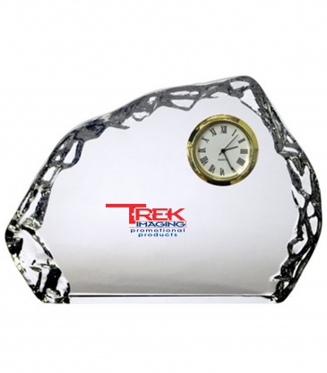 Horizontal Optical Crystal Iceberg Clock Award