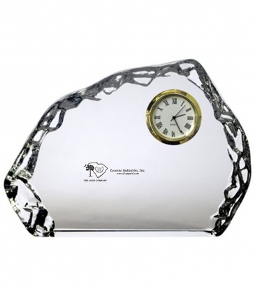 Horizontal Optical Crystal Iceberg Clock Award