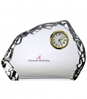 Horizontal Optical Crystal Iceberg Clock Award