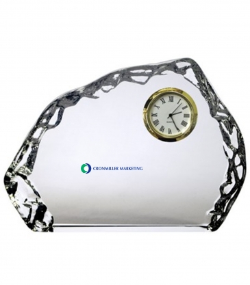 Horizontal Optical Crystal Iceberg Clock Award