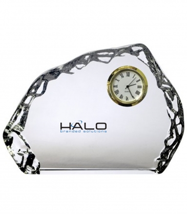 Horizontal Optical Crystal Iceberg Clock Award